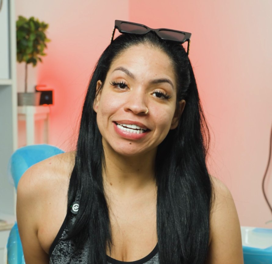 International patient of Dr. Daniel smiling with her new veneers